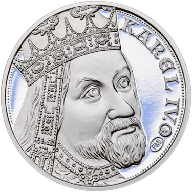 Náhled Averzní strany - 2018 - Proof - Karel IV - 1 dukát Ag