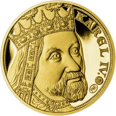 Náhled Averzní strany - 2019 - Proof - Karel IV - 1 dukát Au