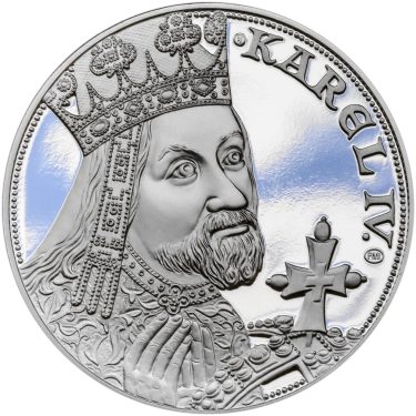 Náhled Averzní strany - 2021 - Proof - Karel IV - 10 dukát Ag