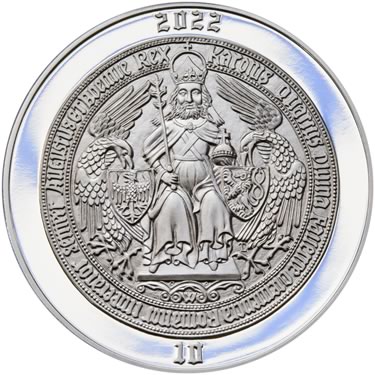 Náhled Reverzní strany - 2022 - Proof - Karel IV - 10 dukát Ag