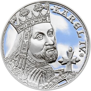 Náhled Averzní strany - 2023 - Proof - Karel IV - 10 dukát Ag