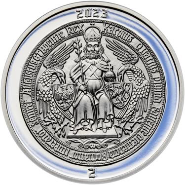 Náhled Reverzní strany - 2023 - Proof - Karel IV - 2 dukát Ag