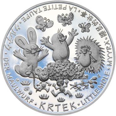 Náhled Reverzní strany - Krteček a raketa Ag Proof