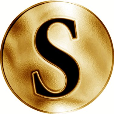 Náhled Reverzní strany - Slovenská jména - Sidónia - velká zlatá medaile 1 Oz
