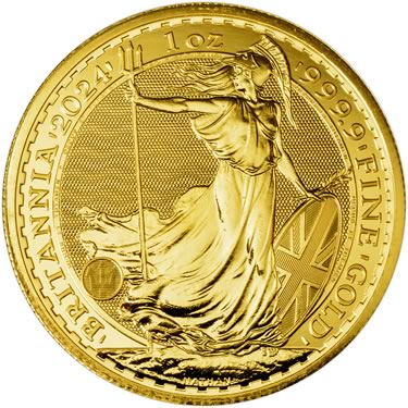 Náhled Reverzní strany - Britannia 1 Oz Gold