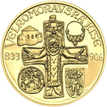 Náhled Averzní strany - Velká Morava - 1 Oz zlato b.k.