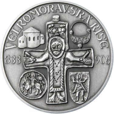 Náhled Averzní strany - Velká Morava - 1 Oz stříbro patina